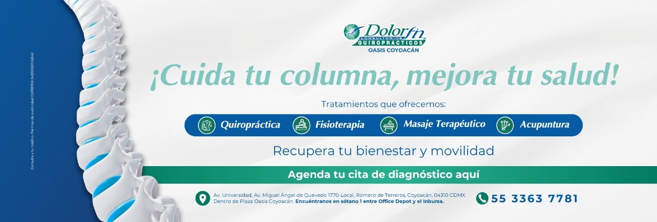 Dolorfin Oasis Coyoacán Banner
